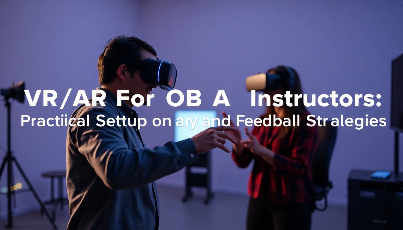 vr ar oboa instructor setup feedbackmagazine